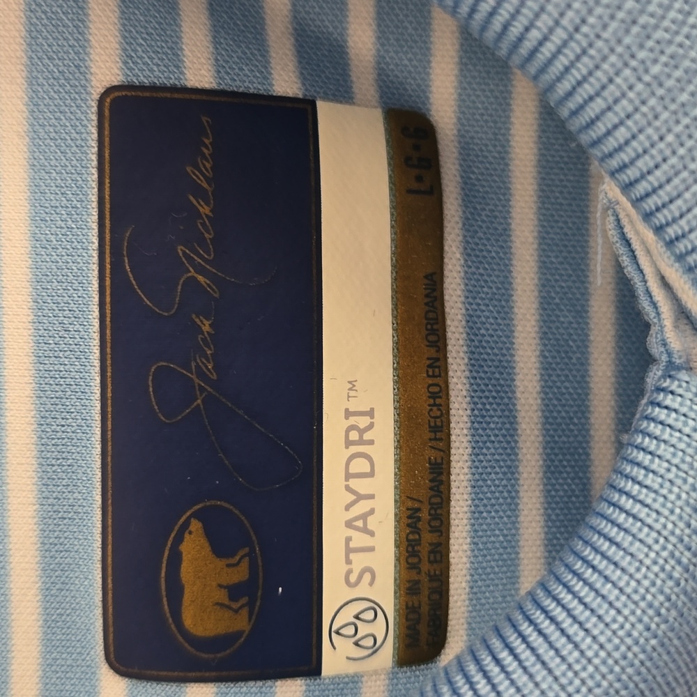 Jack Nicklaus Golden Bear StayDri Golf Polo, Size Large - Picture 4 of 5
